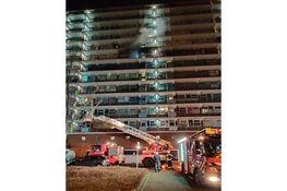 Brand in flat Colijnstraat