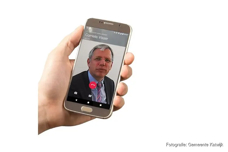 Videobellen met burgemeester Cornelis Visser
