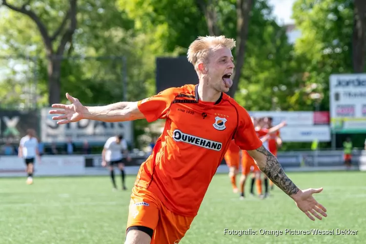 VV Katwijk dichterbij titel na hattrick Van Mil