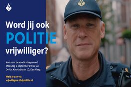 Politievrijwilligers voorlichtingsavond