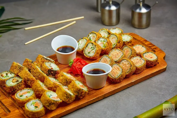 Sushi eten in Katwijk