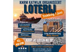Spectaculaire loterij voor nieuwe overlevingspakken KNRM