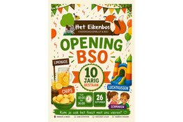 Dubbel feest bij Kinderopvang Het Eikenbos: Nieuwe BSO én 10-jarig bestaan!