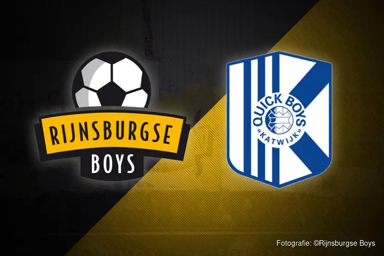 Rijnsburgse Boys verslaat favoriet Quick Boys in spannende derby